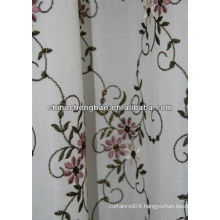 100% polyester embroidery fabric curtain